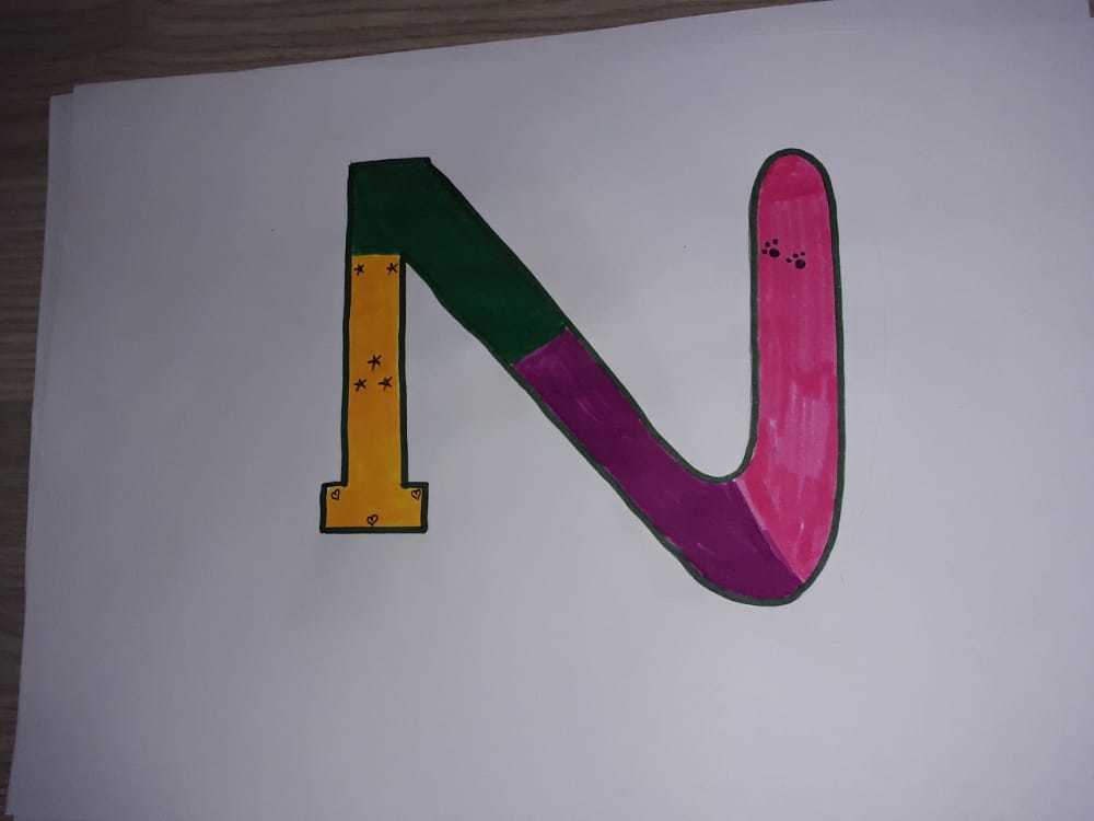 Zeynep Öğrenci/Gülnur NİŞLİ/Dedeman Mesleki ve Teknik Anadolu Lisesi
eTwinning için çizdiğim n harfi