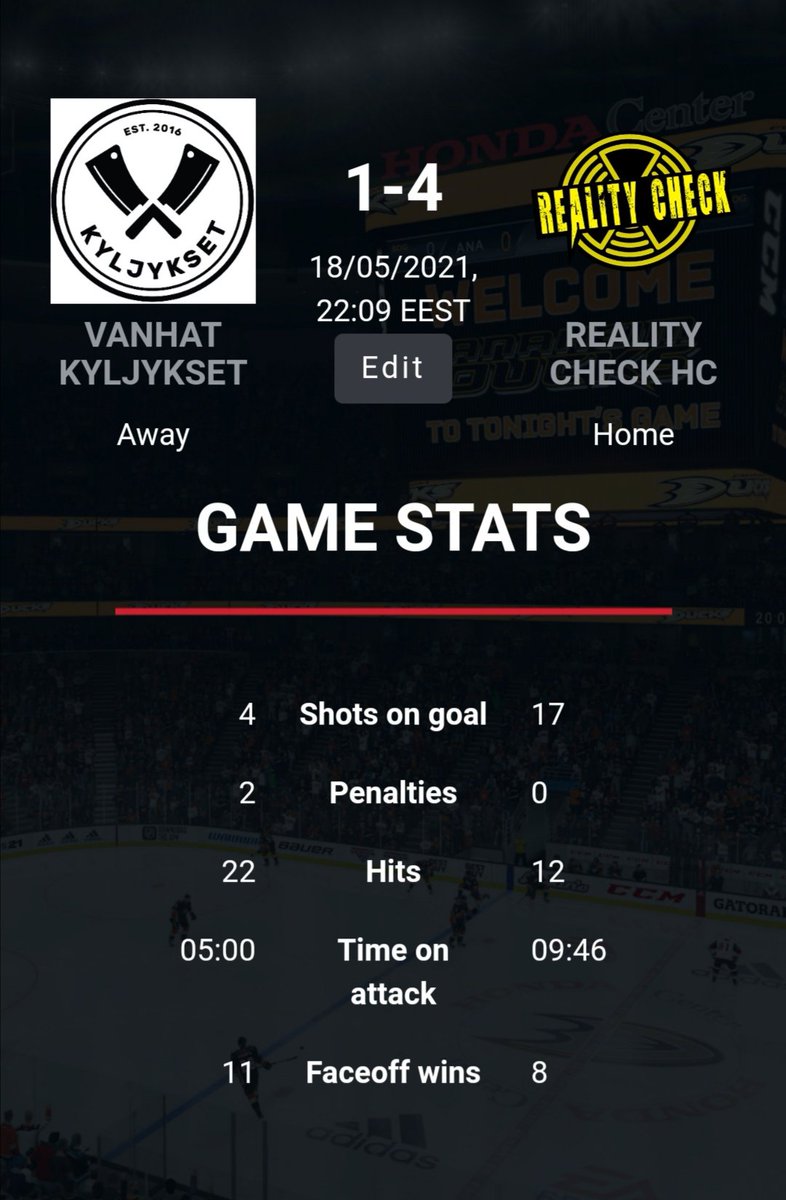 Last night we lost both games vs <a href="/REC_EASHL/">Reality Check</a>.

Opponent was better, and deserve all four points. Ggs. 
#ECL12 #NHLGamer #KYLJYSNATION
