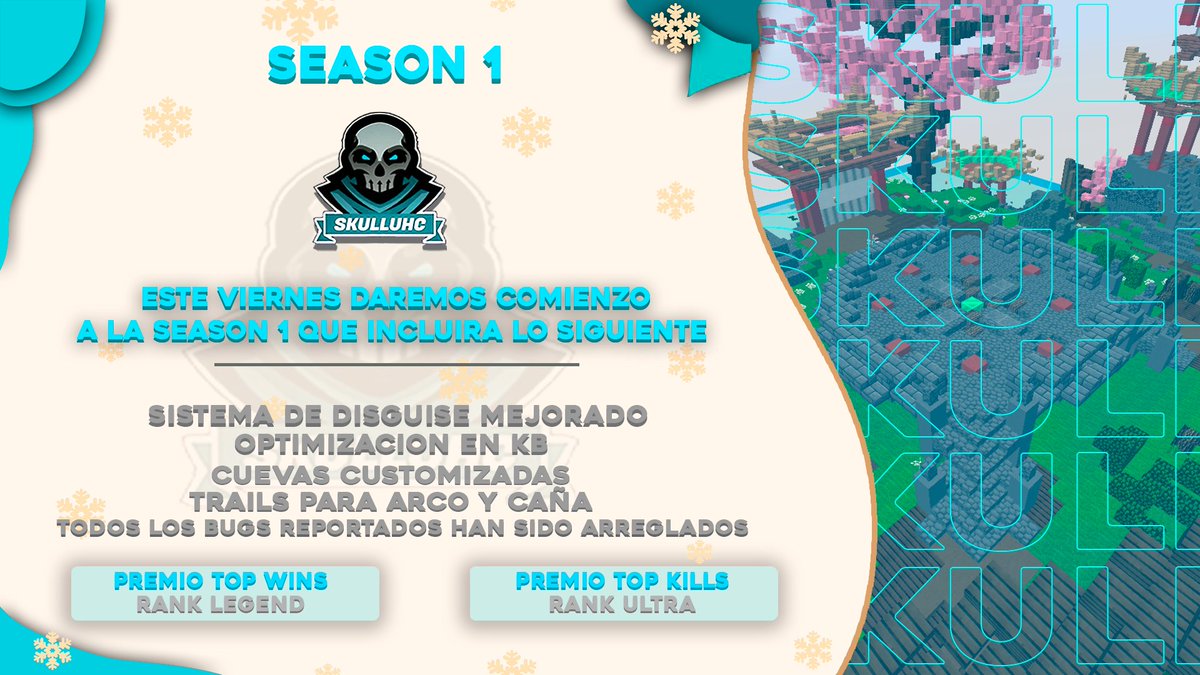 SkullUHC_'s tweet image. 🔥 SEASON 1 - SORTEO 🔥

Para celebrar el comienzo de la Season 1 decidimos sortear lo siguiente:

- x1 Lunar Client Cape
- x2 Legend (Permanent)

Requisitos:
- Follow @SkullUHC_
- ❤️&amp;amp;🔃
- Tag 3 friends

Good Luck!
