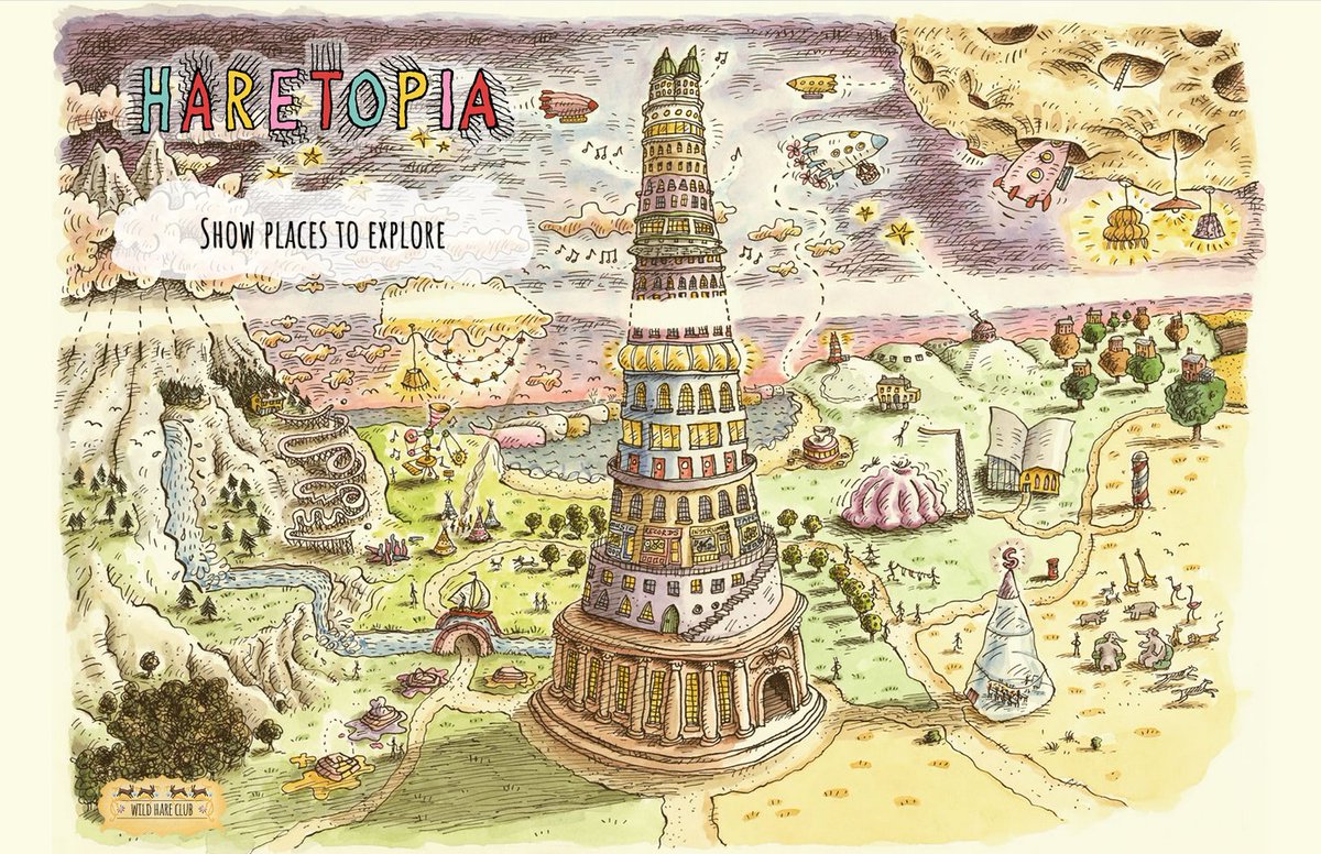 Haretopia from <a href="/WildHareClub/">Richard 'Wild Hare'</a> is an Eden with pure air, crystal clear waters and wild landscapes where Hare-People and others rub along very well. Folks are at home in Nature and indeed people welcome Nature into their homes. wildhareclub.com/haretopia Honoured to find TRB included!