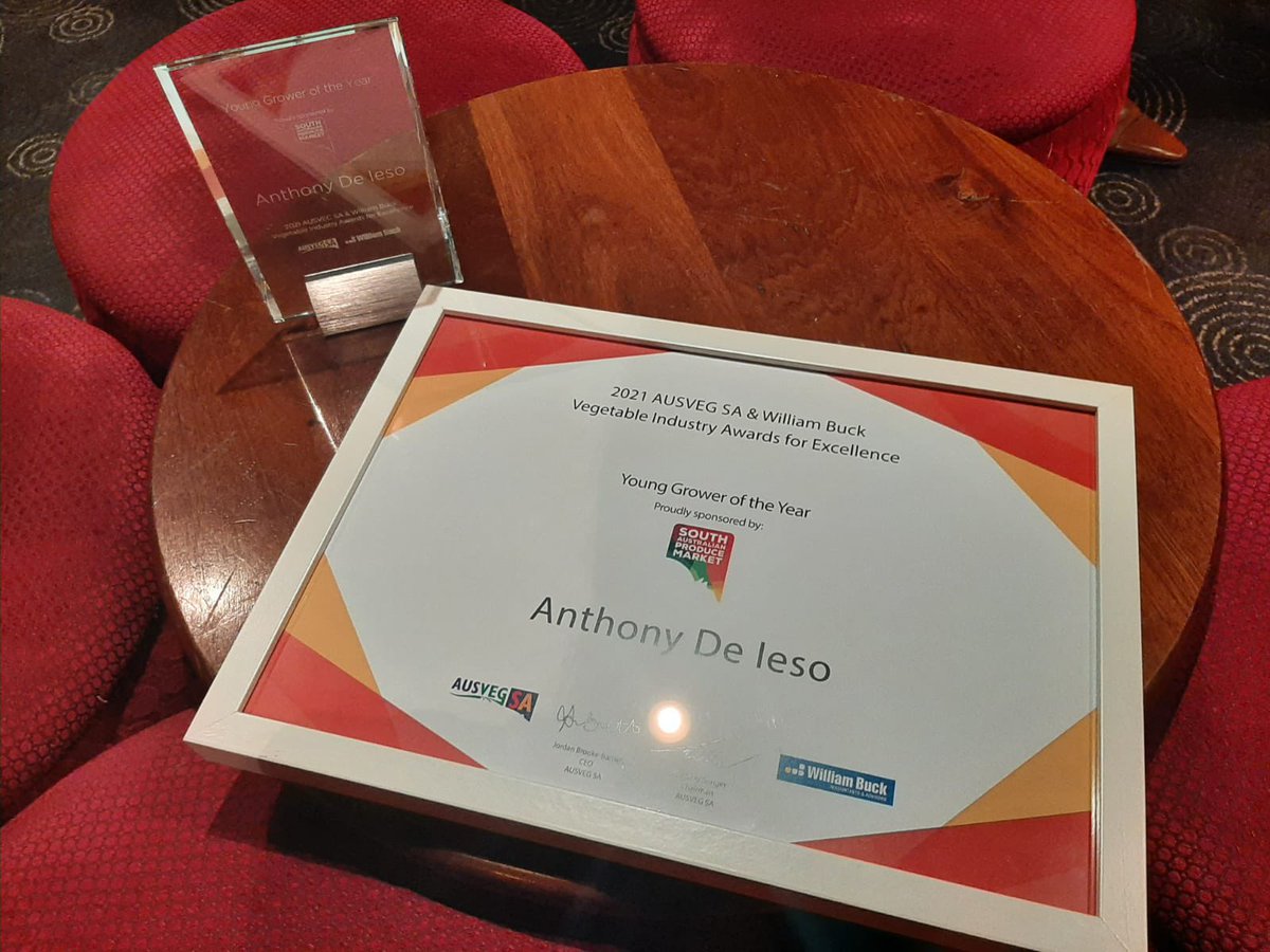 Very proud to be called SA Young Grower of the year
