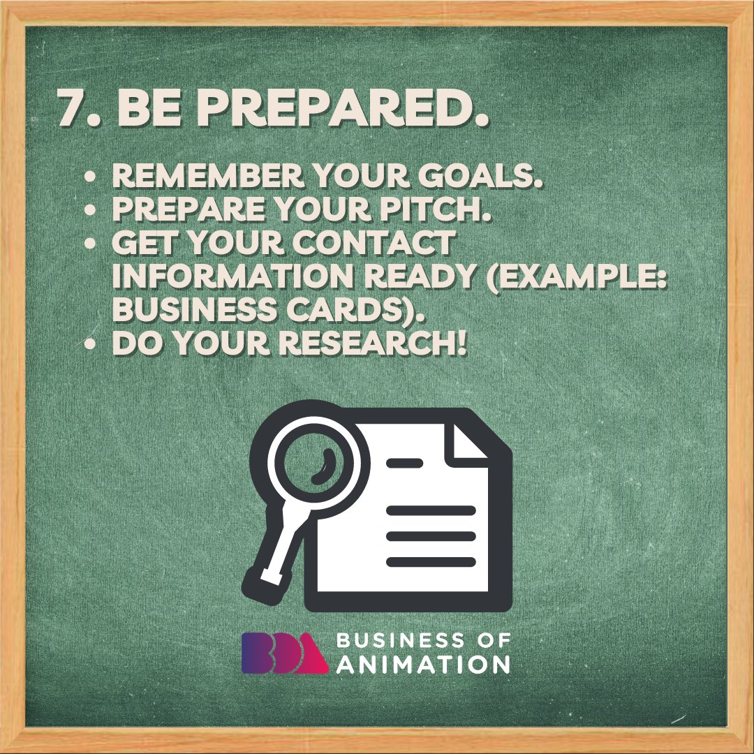 animationbiz's tweet image. 4. To boost your online presence
5. Courtesy is a must, whether an interaction is done online or offline.
6. When at social networking events... 
7. Be prepared.

#NetworkingForCareer #NetworkingForBusiness #AnimationBusiness #AnimatedBusiness #AnimatorsBusiness #AnimationStudio