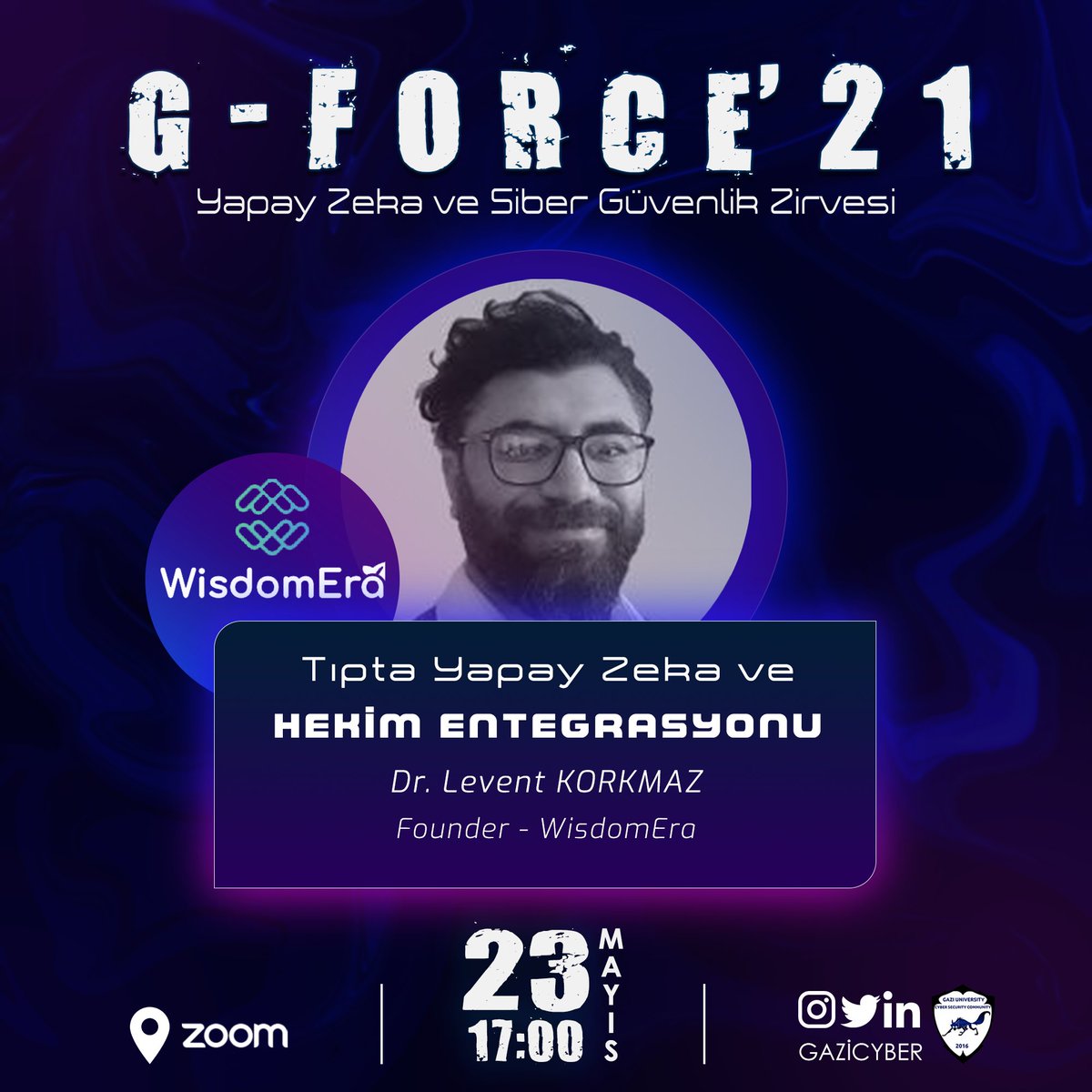 Gazi Cyber (@gazicyber) on Twitter photo G-Force Days'in "Radyolojide Yapay Zeka", "Tıpta Doğal Dil İşleme Uygulamaları" ve "Tıpta Yapay Zeka ve Hekim Entegrasyonu" oturumları 23 Mayısta sizlerle.💥
Katılım linki 👉🏻 linkedin.com/events/g-force…
#yapayzeka #sağlıktayapayzeka #tıp
<a href="/NevitDilmenTR/">Nevit Dilmen</a> <a href="/vxkocaman/">Veysel Kocaman</a> <a href="/WisdomEra/">WisdomEra</a> G-Force Days'in "Radyolojide Yapay Zeka", "Tıpta Doğal Dil İşleme Uygulamaları" ve "Tıpta Yapay Zeka ve Hekim Entegrasyonu" oturumları 23 Mayısta sizlerle.💥
Katılım linki 👉🏻 linkedin.com/events/g-force…
#yapayzeka #sağlıktayapayzeka #tıp
<a href="/NevitDilmenTR/">Nevit Dilmen</a> <a href="/vxkocaman/">Veysel Kocaman</a> <a href="/WisdomEra/">WisdomEra</a>