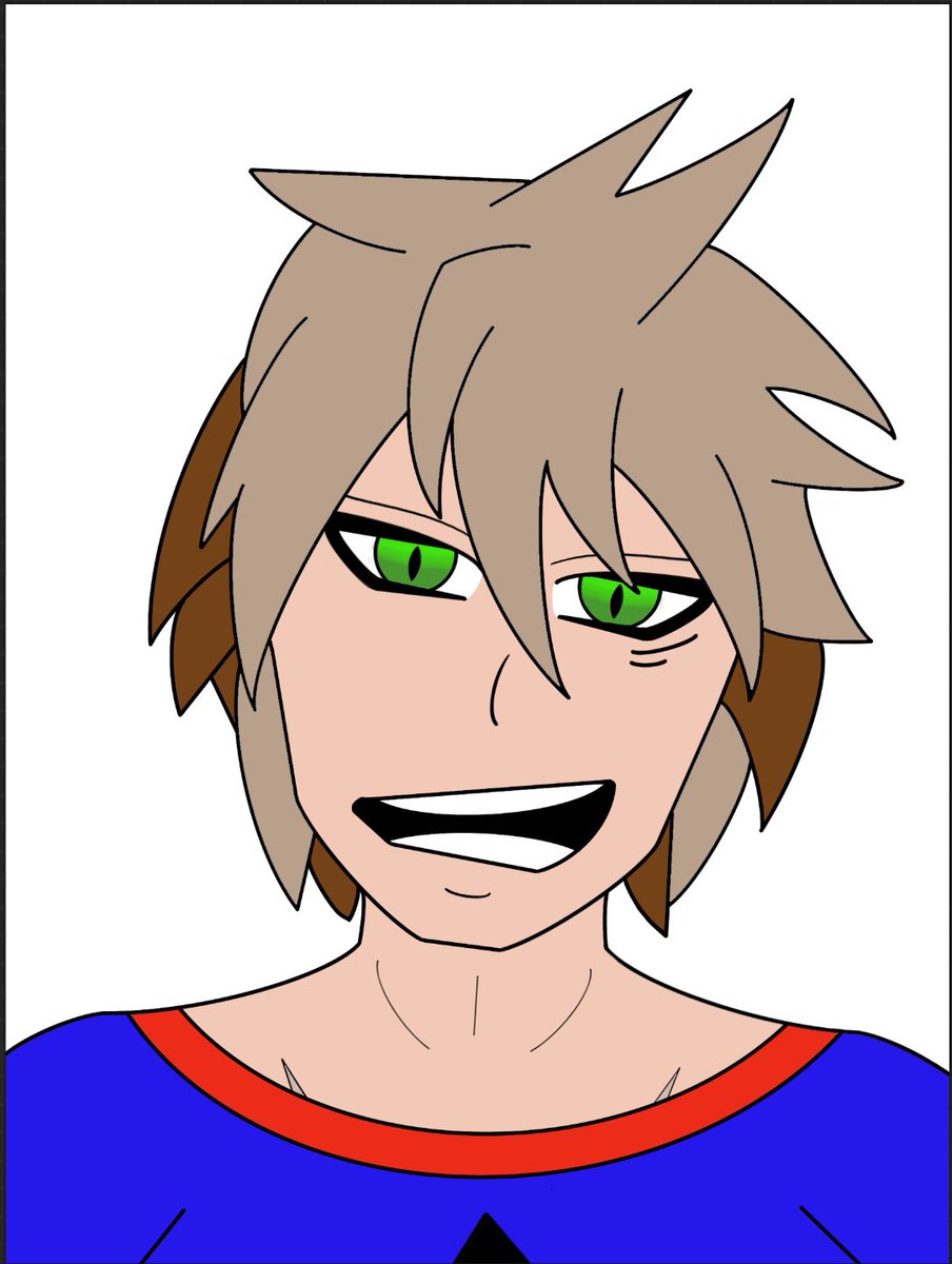 Dannykiryuu's tweet photo. Another oc I made but with flat colors cause you know (shit with Shading) lol #digitalart #OC #originalcharacter #Procreate #drawing https://t.co/tlsM9R6wM4