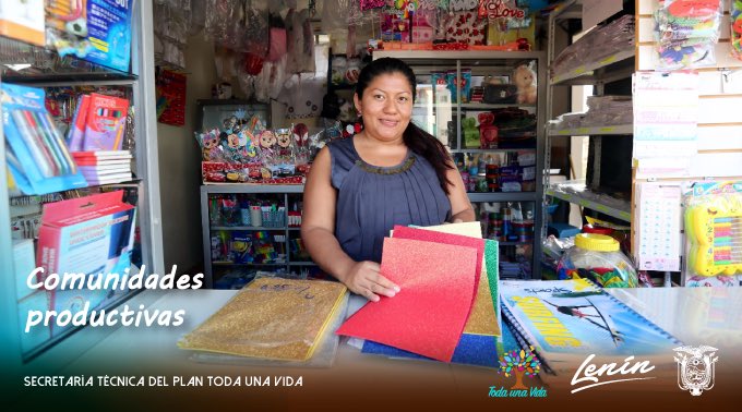 El @PlanTodaUnaVida promueve los emprendimientos comunitarios. 

En las urbanizaciones de #CasaParaTodos se han creado 436 negocios a nivel nacional que mejoran la calidad de vida de las familias. 

Catálogo de productos: bit.ly/2Rmc3ww #JuntosCreamosComunidad