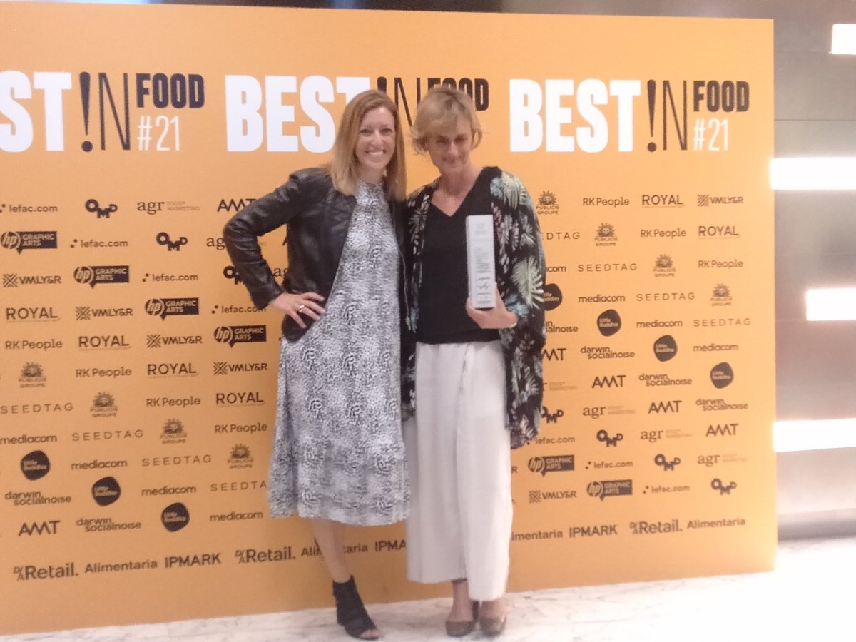 Mejor agencia para... ¡OMD! Enhorabuena! 🎉 #bnfood