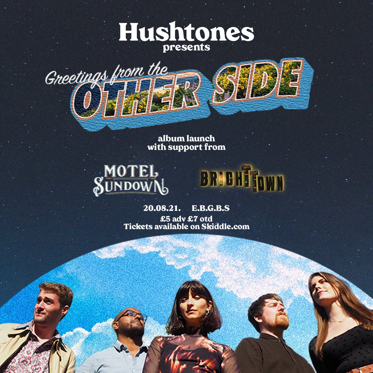 We’re made up to announce that we’ll be having a big mazzy party to celebrate the release of our debut album ‘Greetings from the Other Side’. We’ll be supported by @motelsundownband and @brighttownband.  Get clicking on the link in our bio and get your bums to <a href="/ebgbsliverpool/">E.B.G.B.S</a>