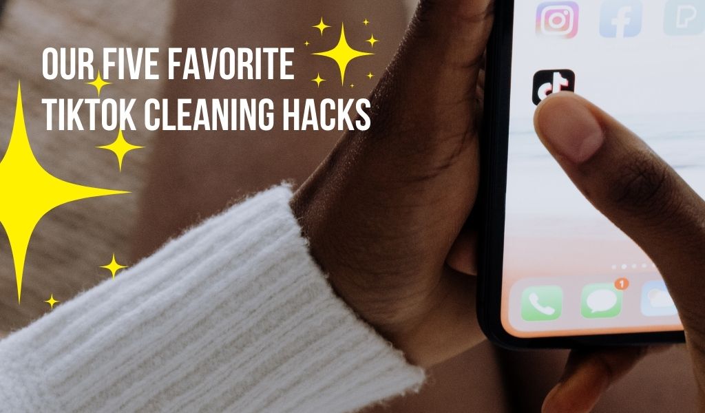 TheMaidsCorp's tweet photo. We’ve learned how to de-bug strawberries and the recipe for whipped coffee, but #TikTok has since taught us so much more. Check out our top five #CleaningTok hacks and get inspired. https://t.co/NZvitpxRk6 https://t.co/wKpIvDKEQ4