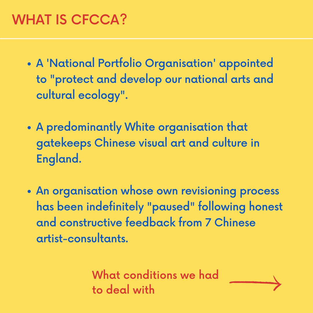jackkytan's tweet photo. We are 7 artists recruited by @CFCCA_UK to co-design its revisioning but unearthed a culture of racism at the CFCCA's core. We are calling for @ace_national to account for its historic and current funding of this institutionally racist organisation. 1/2 https://t.co/oawDtnvoLP