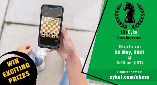 This Saturday, come join the LifeCykul Chess Tournament.

Sign up here: cykul.com/chess

#chessonlifecykul #chess #lifecykul #virtualchess #onlinechess