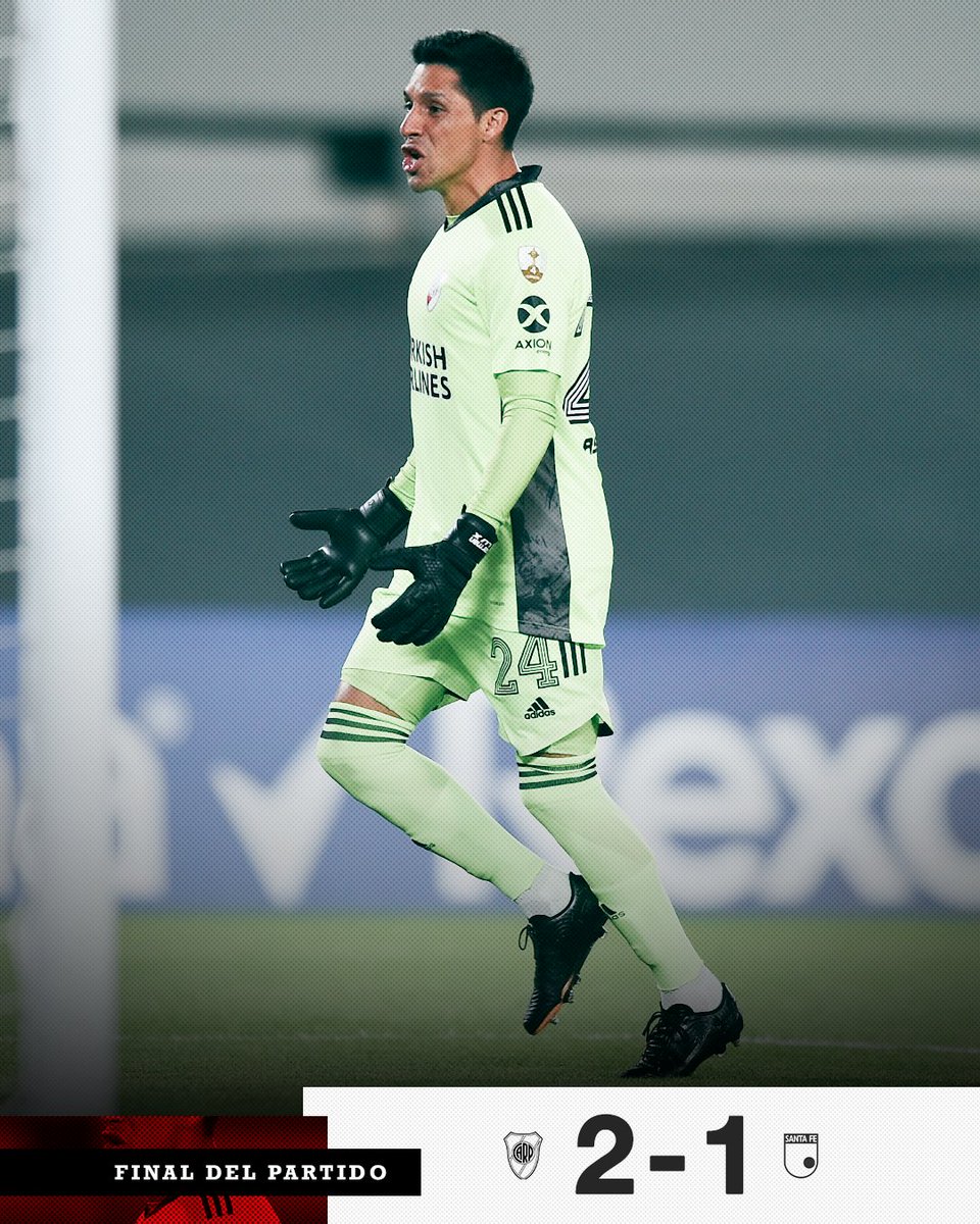 ¡¡GANÓ RIVER!! ❤️❤️💪

#JUNTOSSOMOSMÁSGRANDES ⚪️🔴⚪️