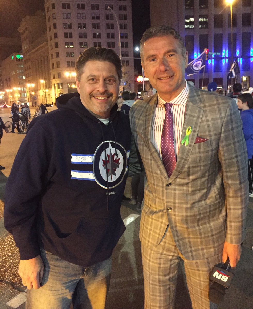 spinohockey's tweet photo. This might be hard to believe, but @GenePrincipe is really on our side. #NHLJets #GoJetsGo #WPGWhiteOut #PortageMain #WeAreWPG #WPGvsEDM #NHLPlayoffs #StanleyCup https://t.co/soUoy4M4Pk