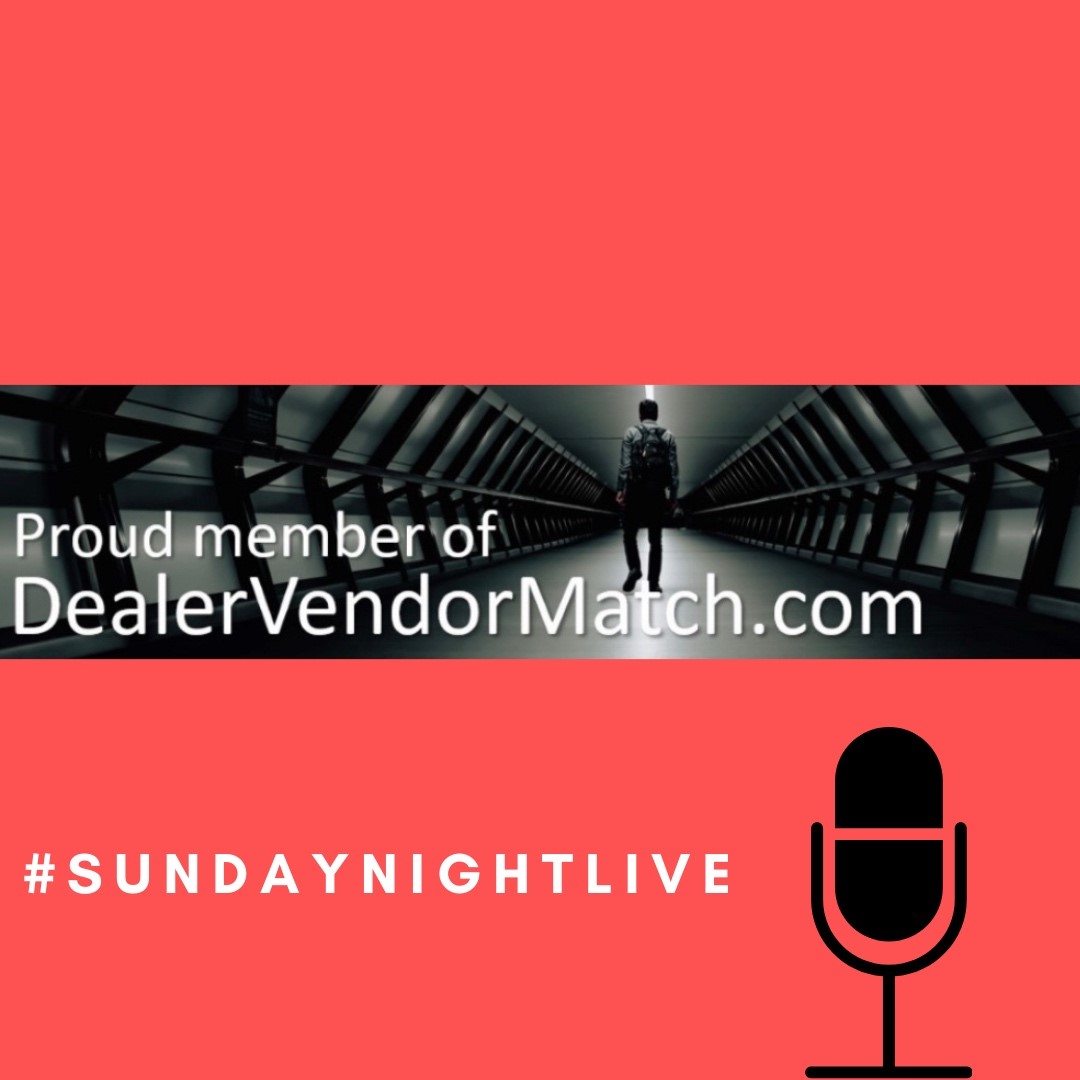 Tune in for #SundayNightlLive to hear from some of our team members and Paul Meijer! 🎤
ow.ly/8eru50EQNqP

#automotive #dealership #vendors #DealervendorMatch #VelocityAutomotiveSolutions #ReconVelocity #Velocityengage #service #sales #digitalretailing #sundaynightlive
