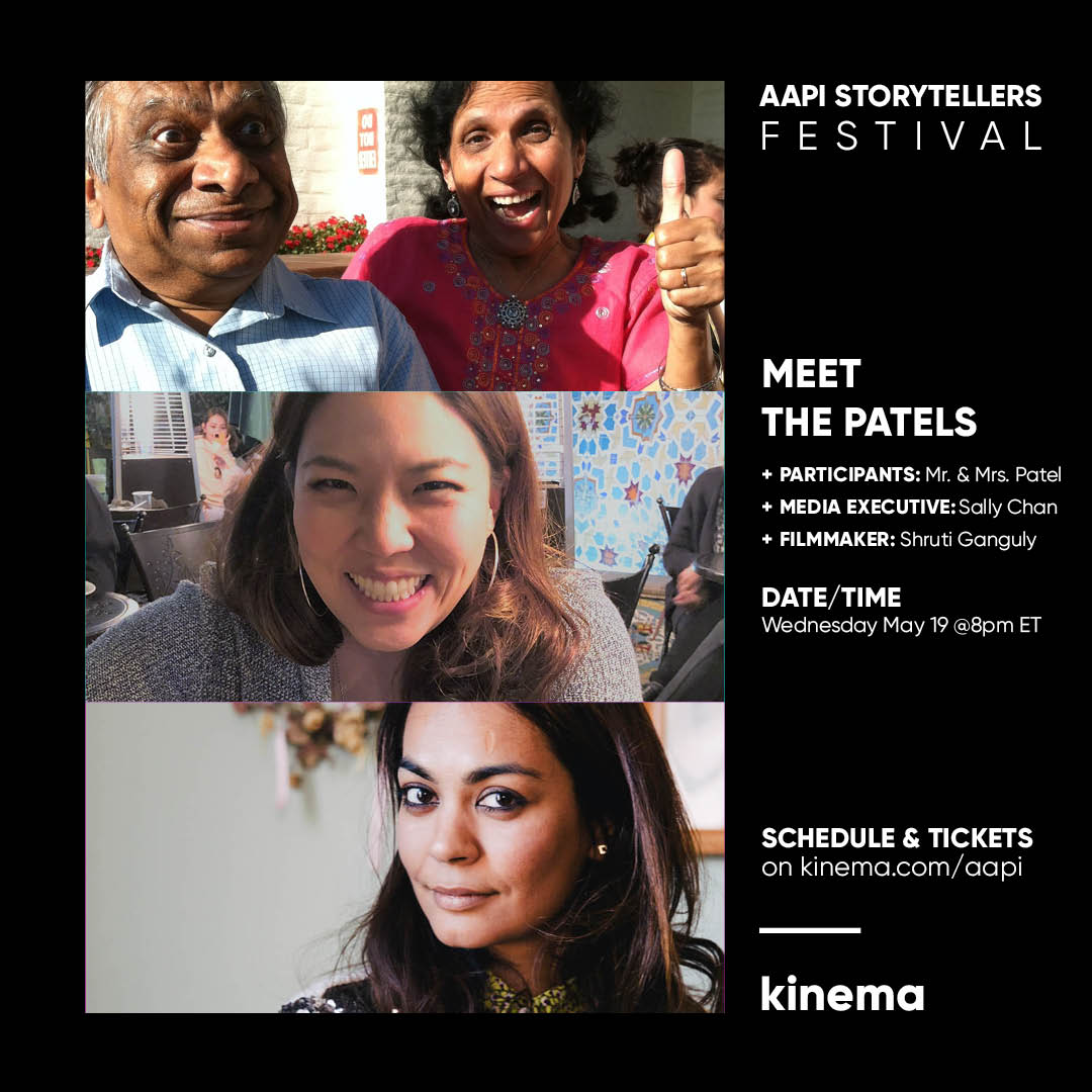 KinemaHQ's tweet photo. Don't miss this charming gem of a film tonight + the chance to meet the Patels themselves. Donations support the AAPI Community Fund. https://t.co/AtIiNgm9GE
@MeetThePatels @filmrisetv @ShrutiRya #aapistorytellers https://t.co/Zm3yBSYPvN