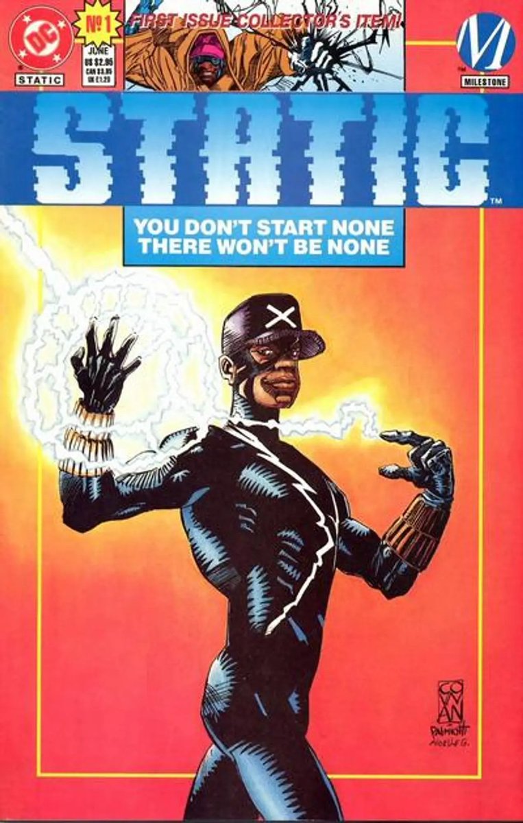 DenysCowan's tweet photo. Don't Start None 
There Won't Be None.
It's revealed! Check out my Static #1  variant cover!
This was a blast to do https://t.co/ry6SMoT7fJ