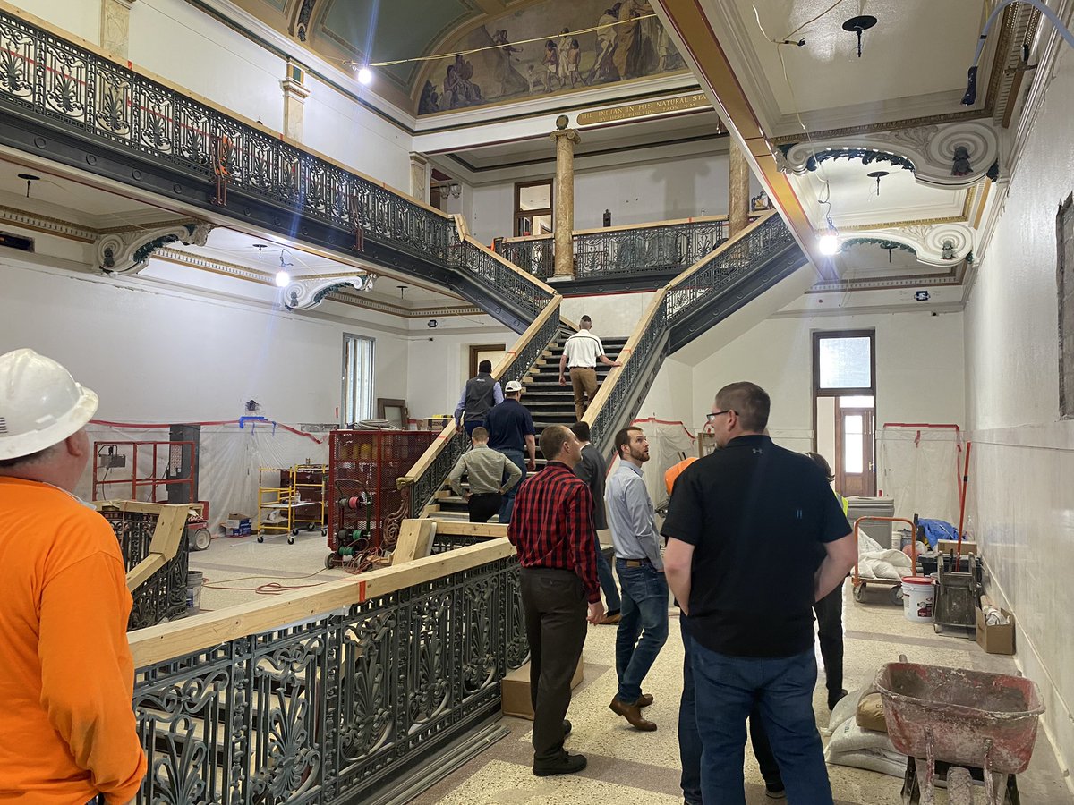 CFMAIowa's tweet image. Enjoyed touring the Polk County Courthouse job site this afternoon. Thank you for hosting Neumann Brothers!