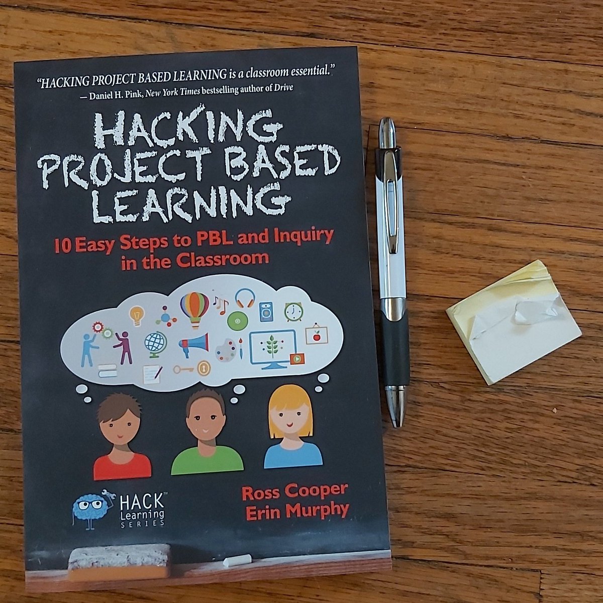 MrBarltrop's tweet photo. I really like having the digital backup of my notes from my last #LiveTweetReading so I thought that I would carry on that initiative. This book is all about #PBL from @hackmylearning written by @RossCoops31 and @MurphysMusings5 #edchat #litchat #whatbinder https://t.co/Lct7SVSEsf