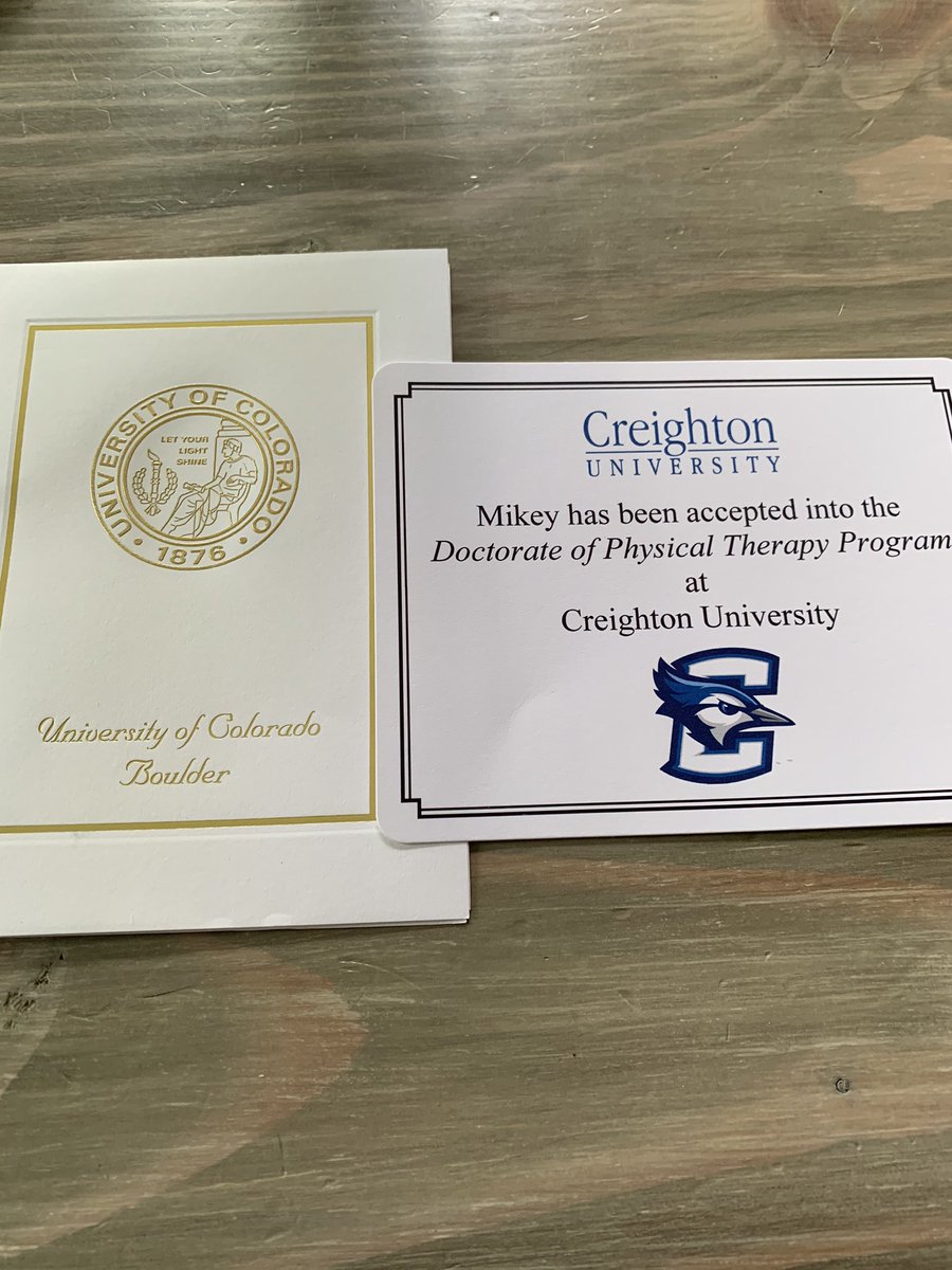 More great news via mail. One of my all time favorites Mikey Thomas is graduating from CU and going to Creighton to snag a doctorate. ( he is #10)