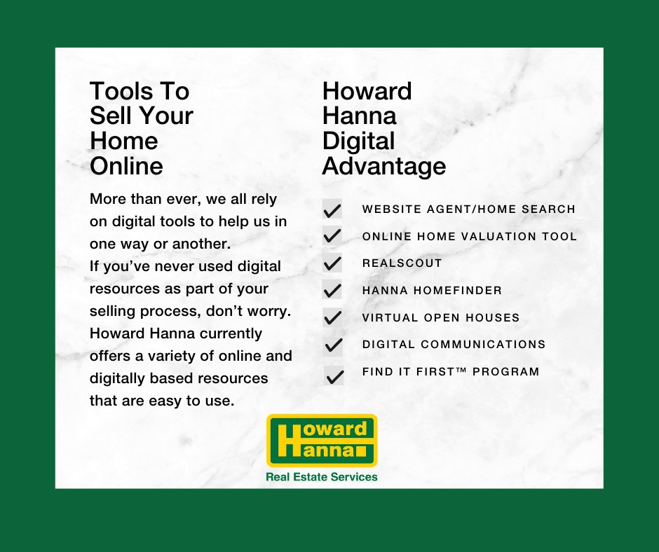 Howard Hanna Real Estate Services offers digital resources that are easy to use, no matter where you are!  Learn more on our blog:  hubs.ly/H0NH3Dg0

#onlinetools #realestate #realscout #finditfirst