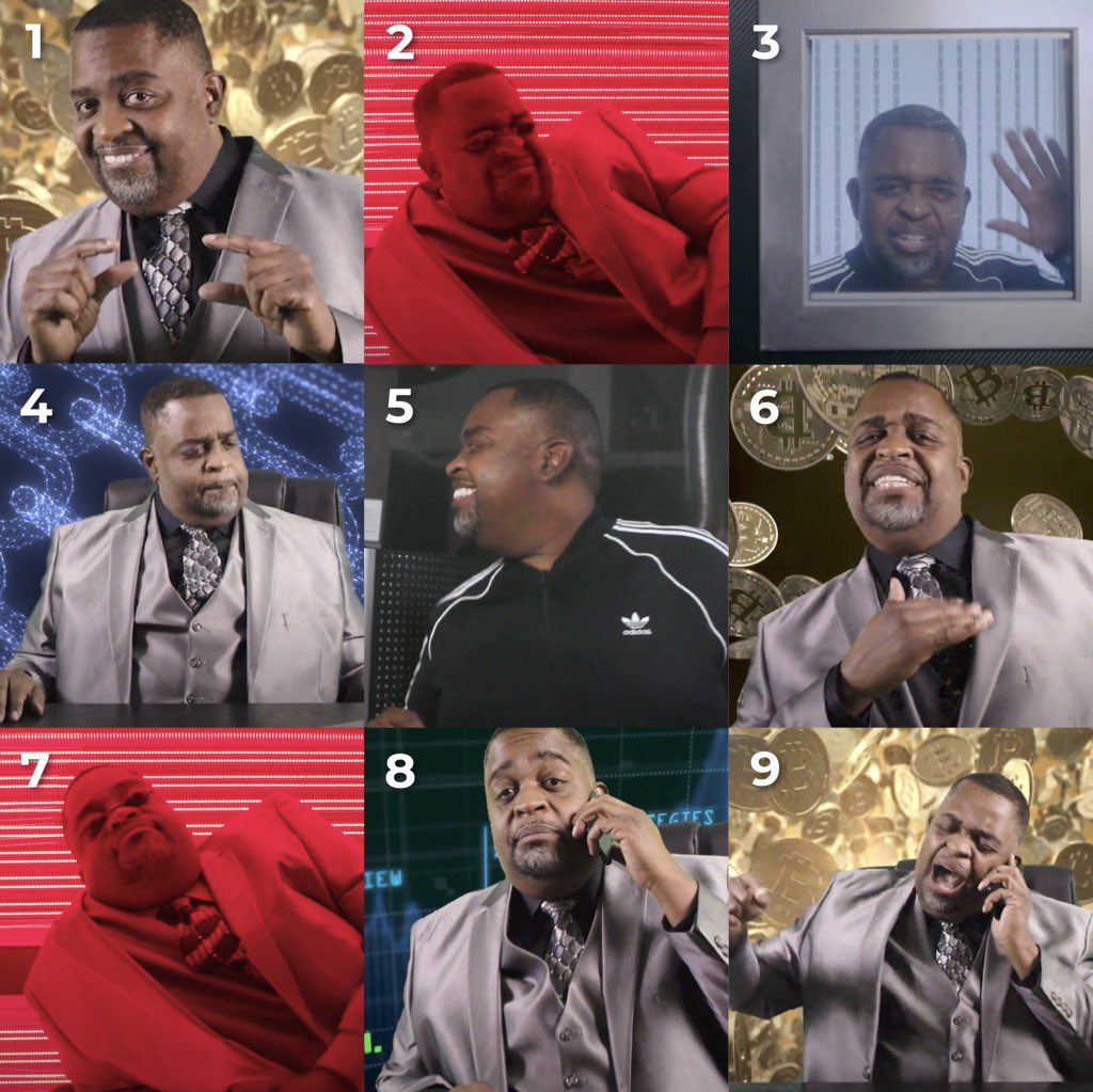 robert_l_hines's tweet photo. Which #MobyCombs mood are you in today?! Let me know in the comments and stream “Moby Combs Cold Ass Cryotherapy and Cryptocurrency Advisory” on all platforms today!
.
#MobyCombs #RobLHines #Cryotherapy #CryptoCurrency #Memes #Funny #Comedians https://t.co/c9JLnRsyJ6