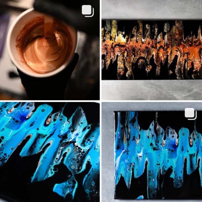 Two paintings from our collection called "The melting city". 
IG: fluidart.duo 
#nft #nftart #savetheplanet #environment