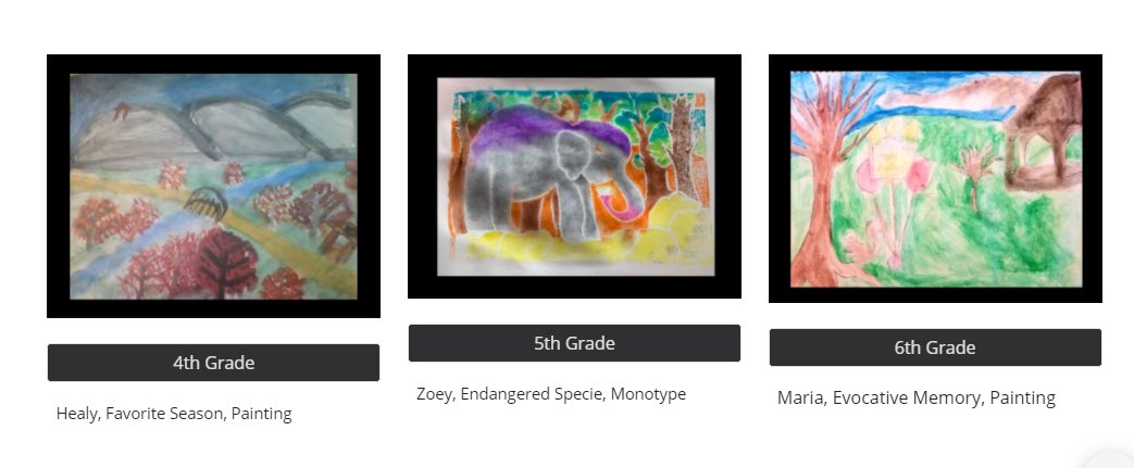 Gangitano_art's tweet photo. To all our #MVWES family, don’t forget to check your students’ artwork in the Pyramid Art Show. https://t.co/knW00t7d1o