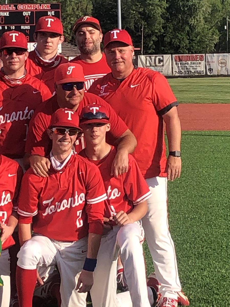 It’s a final.  Toronto defeats Malvern 8-4. Thats now 2️⃣6️⃣ consecutive trips to the district tourney AND it’s career win 3️⃣5️⃣0️⃣ for head coach Brian Perkins.