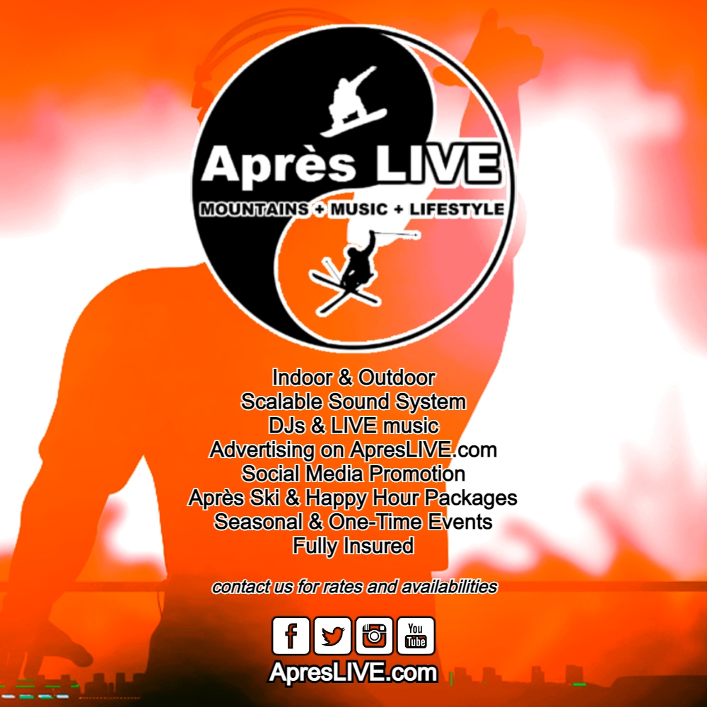 ApresLIVE's tweet photo. Loud &amp; Proud... #HappyHour &amp; #ApresSki shows are back! It's time to bust a move &amp; party with a purpose #ski &amp; #snowboard nation! #ApresLIVE #DJs #music #LIVEmusic #Avon #BeaverCreek #Breckenridge #CopperMtn #Keystone #Vail #Colorado #Wanderlust #WednesdayWisdom https://t.co/sNEZUQdtOq