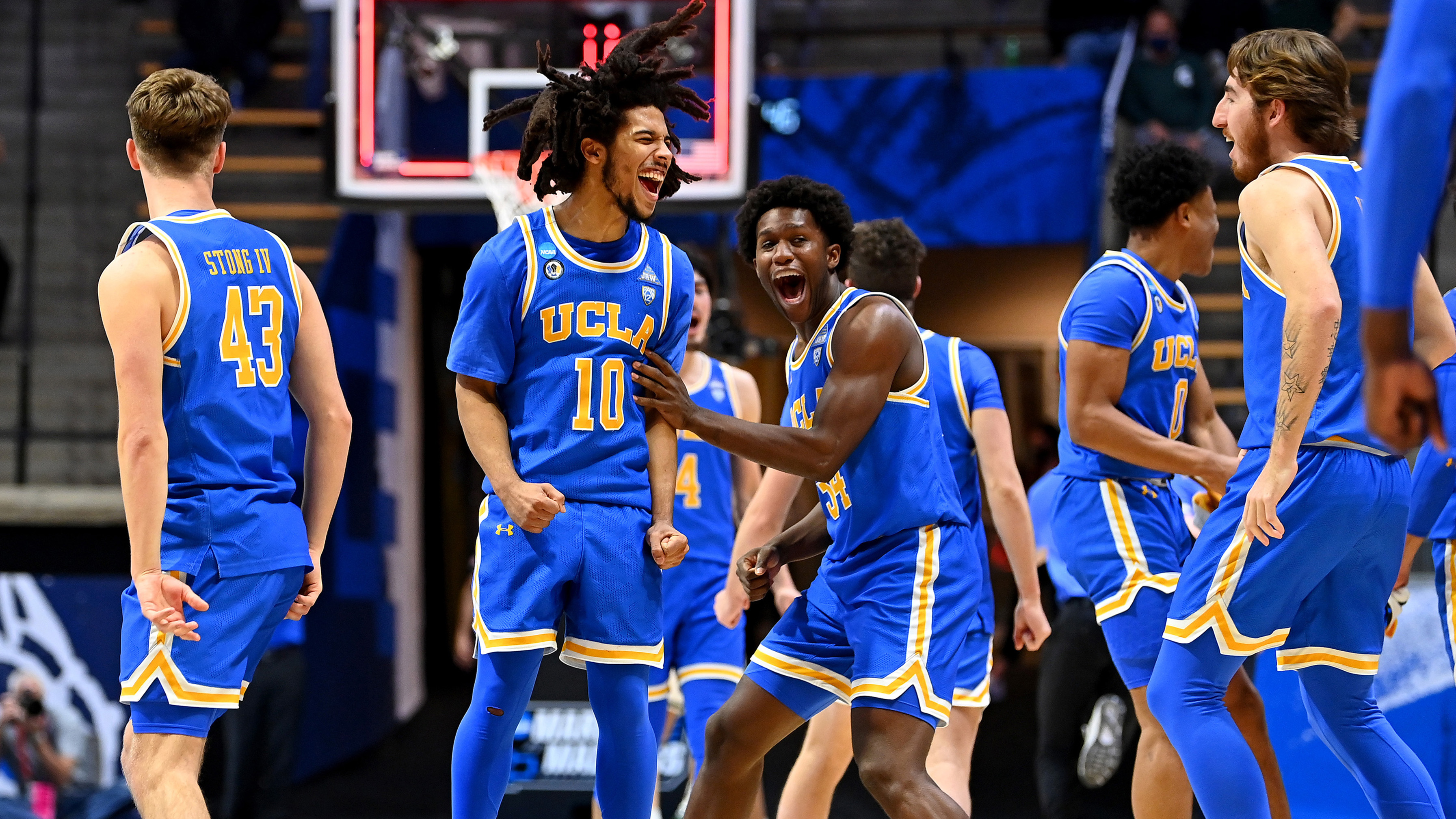 Good luck to @uclambb in the NCAA Tournament and to @uclawbb in