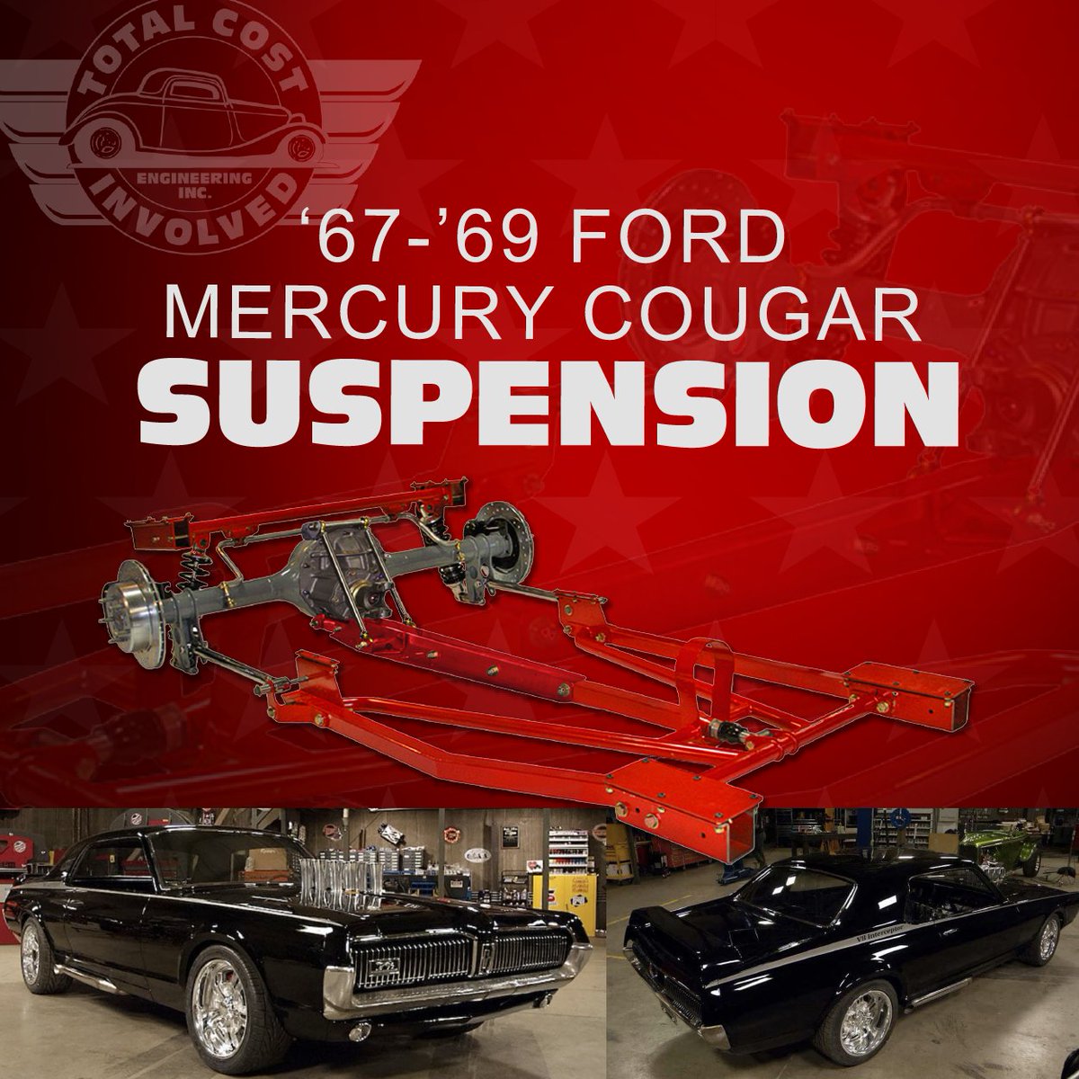 TCI_Engineering's tweet image. Whether you're turning your 1967-69 Mercury Cougar into a cruiser or a track car—our Torque Arm Rear Suspension is the advanced part you need for a comfortable ride that offers exceptional handling. 🏁 loom.ly/Eue7hk4