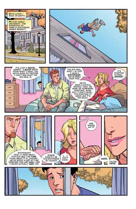 #invinciblespoilers nah see I'm not down with this. She said she knew and understood what he has to do and how he has to disappear for extended times.

I can understand that she wanted to date Mark Grayson the man and not Mark Grayson the Superhero but like come on. 