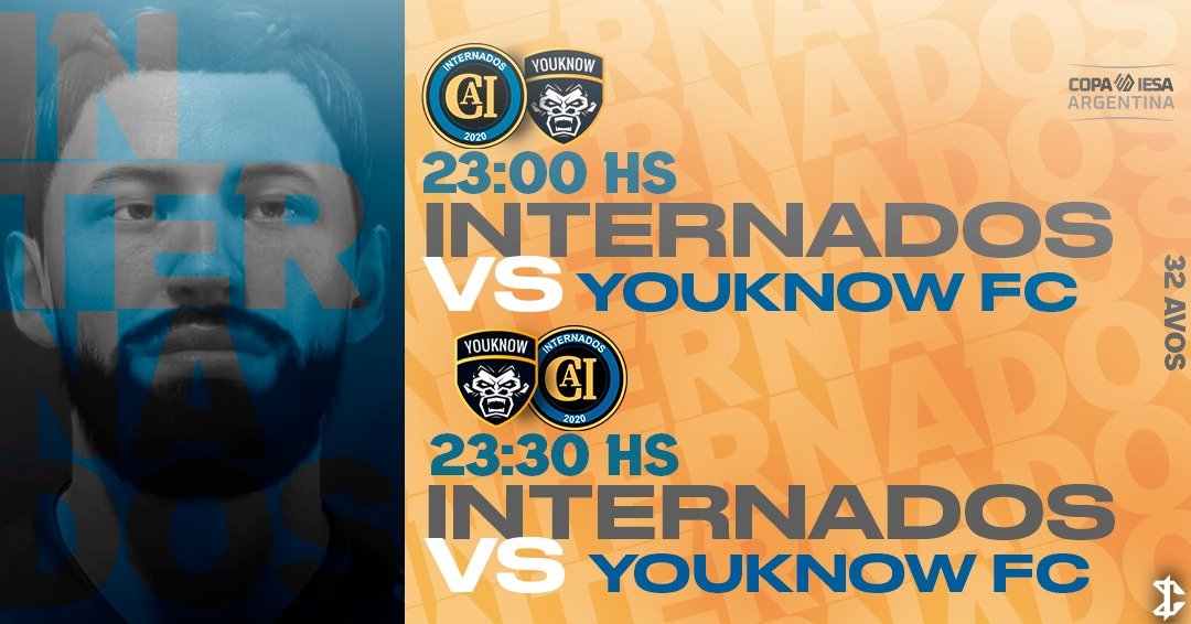 Copa Argentina🔥

Por los 32vos de final, el equipo enfrenta a <a href="/youknow_fc/">YOUKNOW FC</a> en busca del pase a la siguiente ronda💪

#VamosInternados