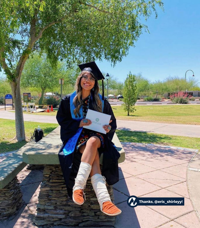 mcccd's tweet photo. Congratulations #MaricopaGrads. We are so proud of you and all your achievements! 🎉 Don’t forget to post about this amazing milestone to feature your celebration pictures on our social media channels! 

Tag us using #MaricopaGrad in your photos. 🎓 

📸: @eris_shirleyy https://t.co/NKmaWZO9FM