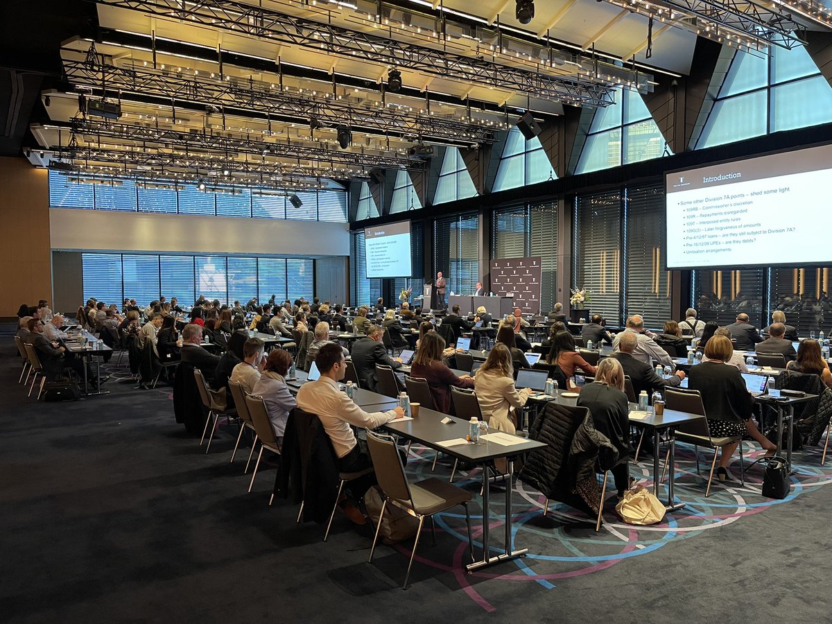 The <a href="/TaxInstituteOz/">The Tax Institute</a> conference kicks off in Sydney today. <a href="/QuickBooksAU/">QuickBooks Australia</a> is proud to be a sponsor and looking forward to meeting everyone. Come past our booth to meet the team, collect #merch and ask product questions.