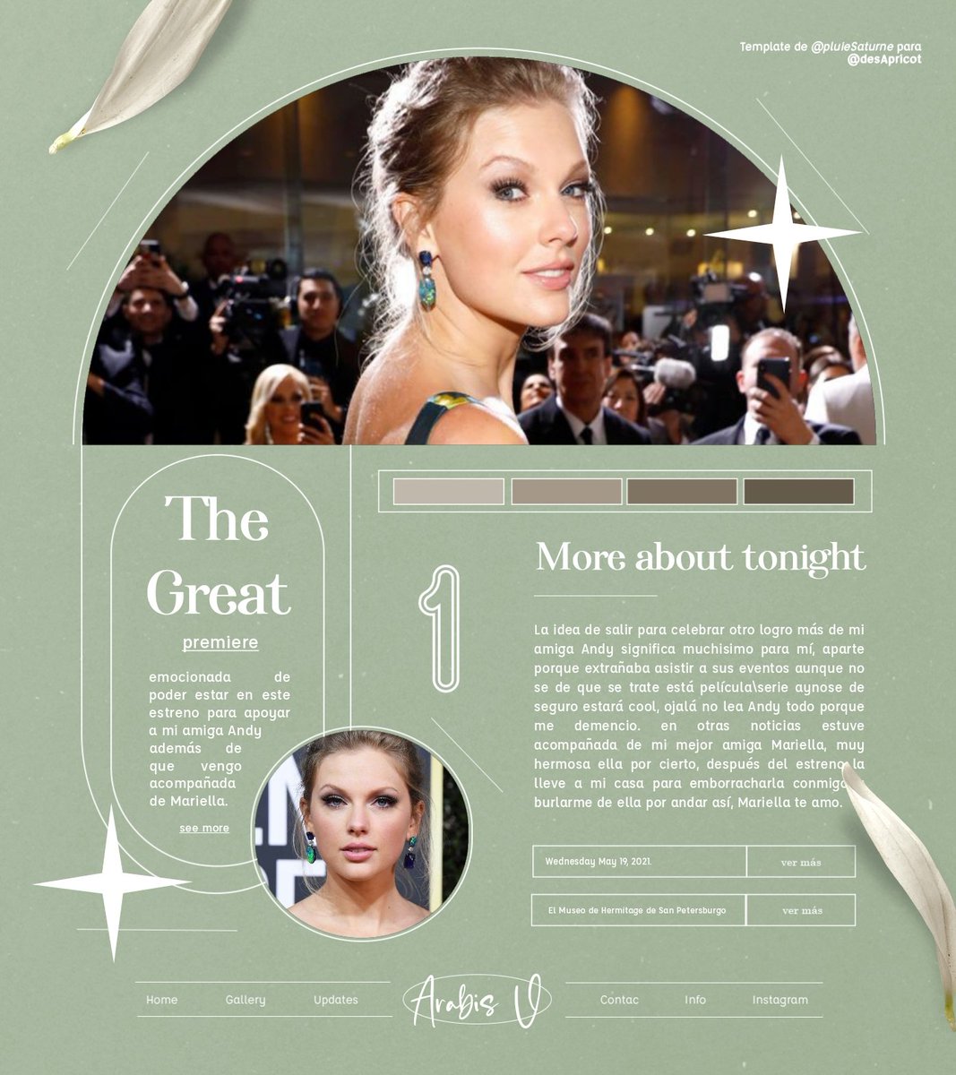 ⟢♡! 初演. 𝗧𝗵𝗲 𝗚𝗿𝗲𝗮𝘁; #YaHuzzah

estoy tan emocionada de poder estar presente en esta gran noche tan especial para <a href="/crayolarosada/">Regina's archive + her hubby.</a>, ¡Soy su fan! Aparte vine acompañada de mi mejor amiga Mariella, disfrutamos mucho de estar aquí.