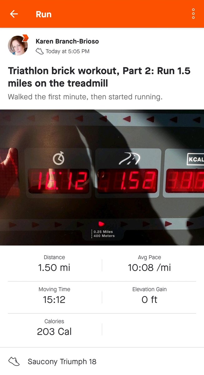 Another day. Another triathlon brick workout: 1hr <a href="/sportfitlab/">SportFit Lab</a> swim drills &amp; a 1.5mi run. Another makeup-less shot of me. (Someone, PLEASE suggest a great waterproof mascara!) I'm tired. But I feel stronger in Week 11 training in 3 sports than my peak of 18wk marathon trainings.