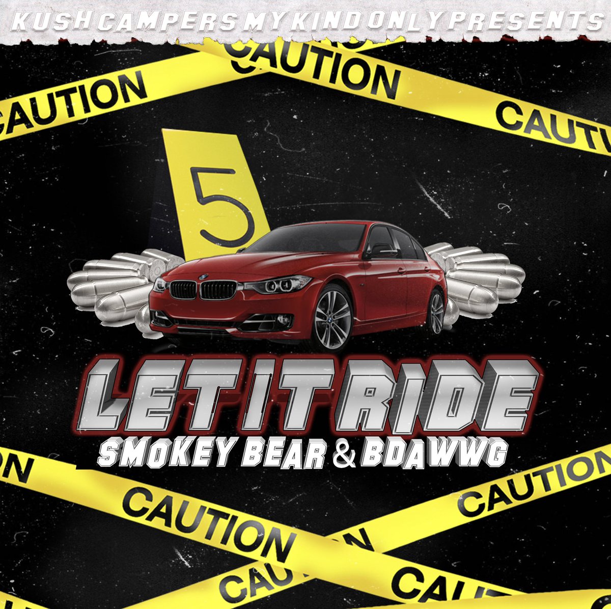 IAmSmokeyBear's tweet image. Introducing my first artist on #KushCampRecords BDawwg🐶
(new music alert) 🚨 
Smokey Bear &amp;amp; BDawwg - 
#LetItRide 
Art By: @GraphicsWav