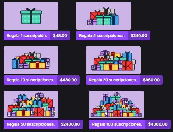 Ya están las subs a 48 pesos en mx😱!