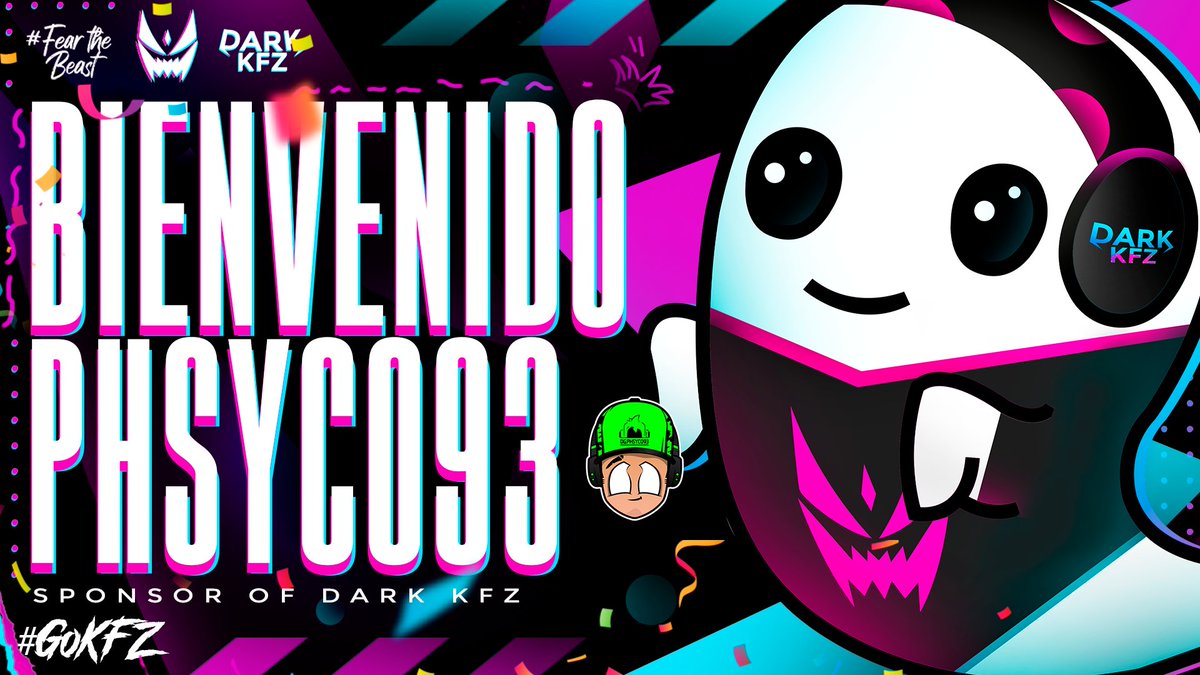 #Dark_KFZ | Presentación! 

Tenemos el gran honor de contar con la confianza de una leyenda de la comunidad!👻 

Un compañero y amigo❣, con el cuál seguiremos cosechando éxitos juntos! 😈

Démosle todos la bienvenida a nuestro querido @PHSYCO93! 🥳

#GoKFZ ☄
