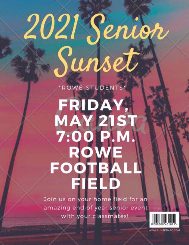 ATTENTION ROWE SENIORS!!