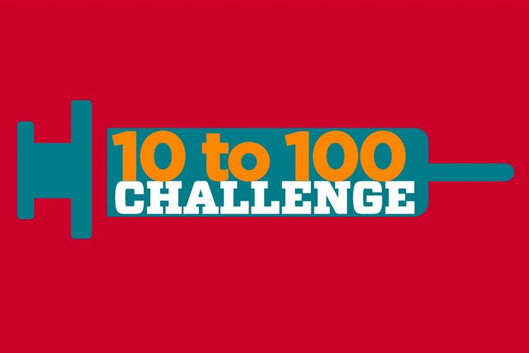 UNMHSC's tweet photo. Thank you for following along and supporting our health care team for the #10to100challenge!
Learn more and schedule your vaccination. ➡️ https://t.co/2bCMAd8cop https://t.co/nEEXXgsG2B