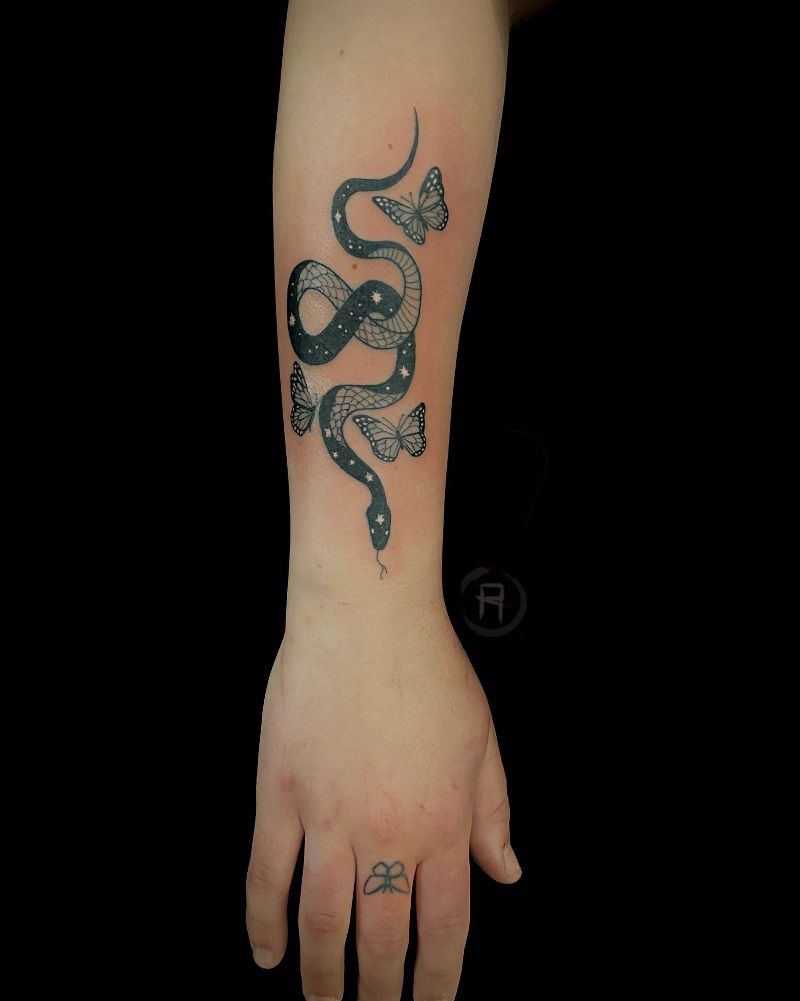 butterfly tattoo with snake ideasTikTok Search