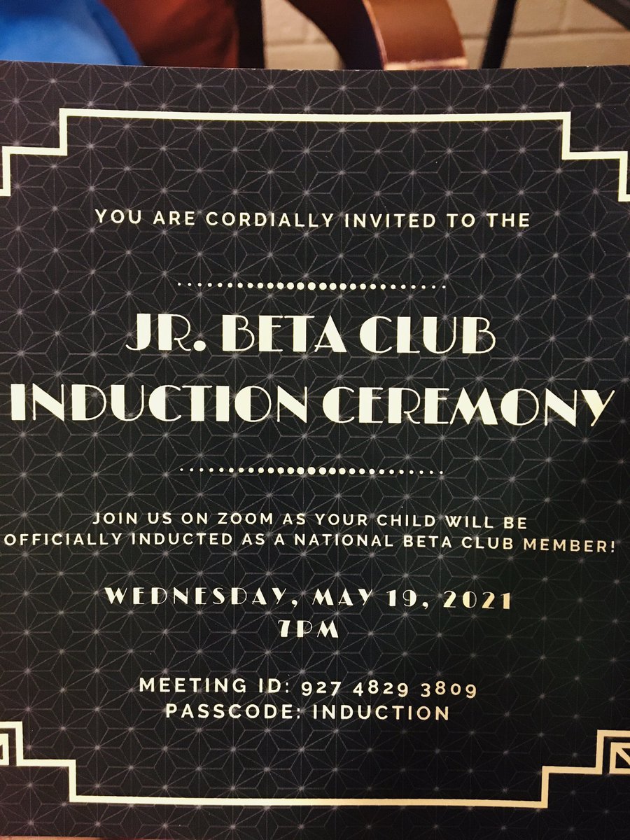 educatorwhoblog's tweet photo. What an incredible Jr. Beta Club induction ceremony this evening. Ss didn’t allow the pandemic to keep them from completing community service hrs &amp; maintaining honor roll status. Thank You to the sponsors for supporting the Ss. #proudmom #jrbetaclub @CobbSchools @lovinggoodms https://t.co/fFBV99tSPV
