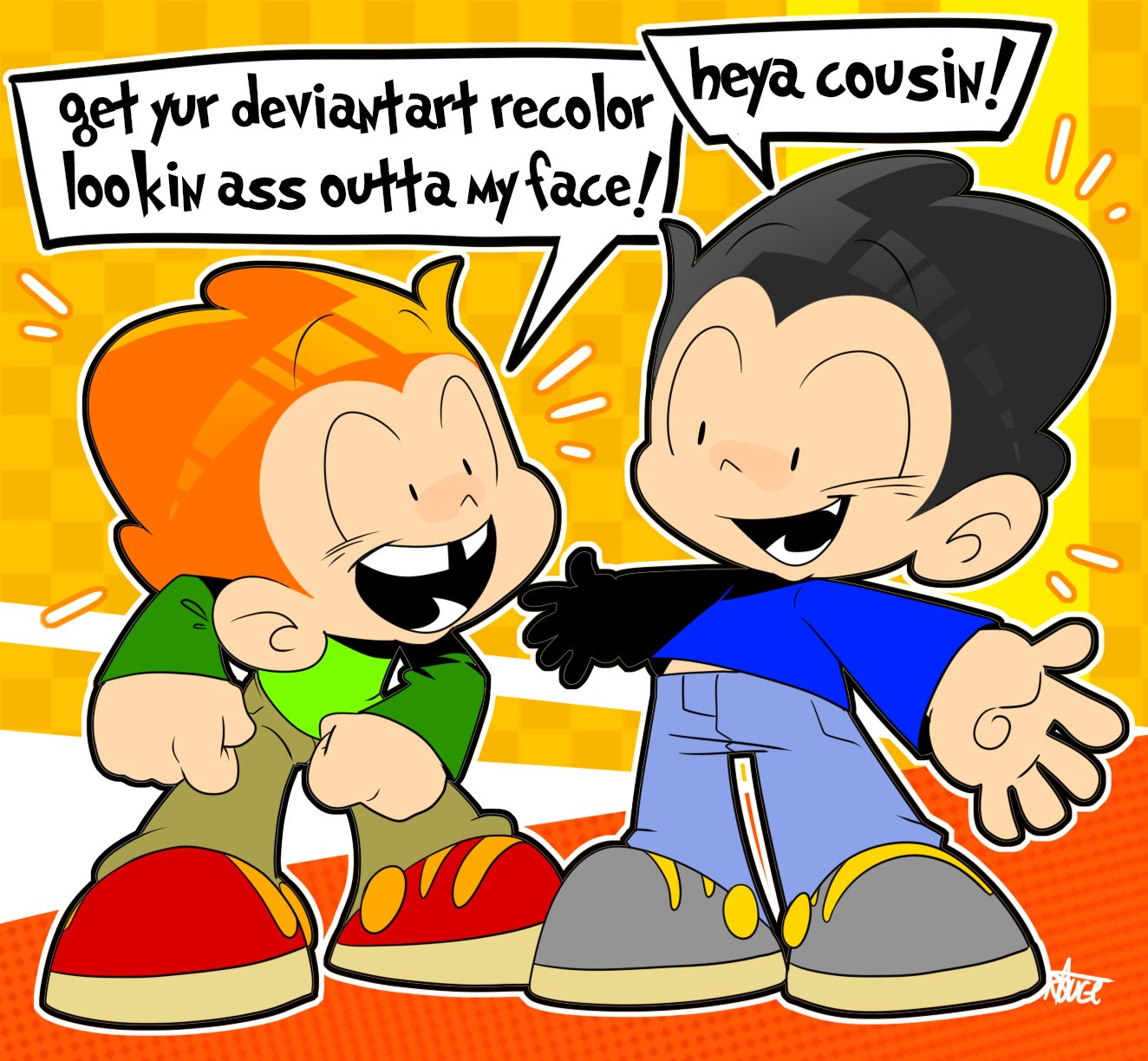 شات ذ فك اب on Twitter "Pico and Otis picosschool picoscousin 