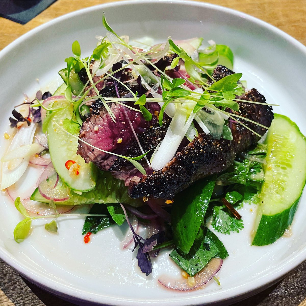 The Thai Tri-Tip Salad at <a href="/HayMerchant/">The Hay Merchant</a> is as perfect as it looks.