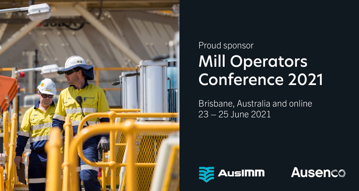 Ausenco's tweet photo. MillOps is back this year in Brisbane & online! Organised by @TheAusIMM, the conference will focus on best practice and innovations in plant operations and management, tailings and water management, and geometallurgy. https://t.co/ehzPAgTNs2 #millops2021 #Ausenco #mining https://t.co/ptYO9R4HWJ
