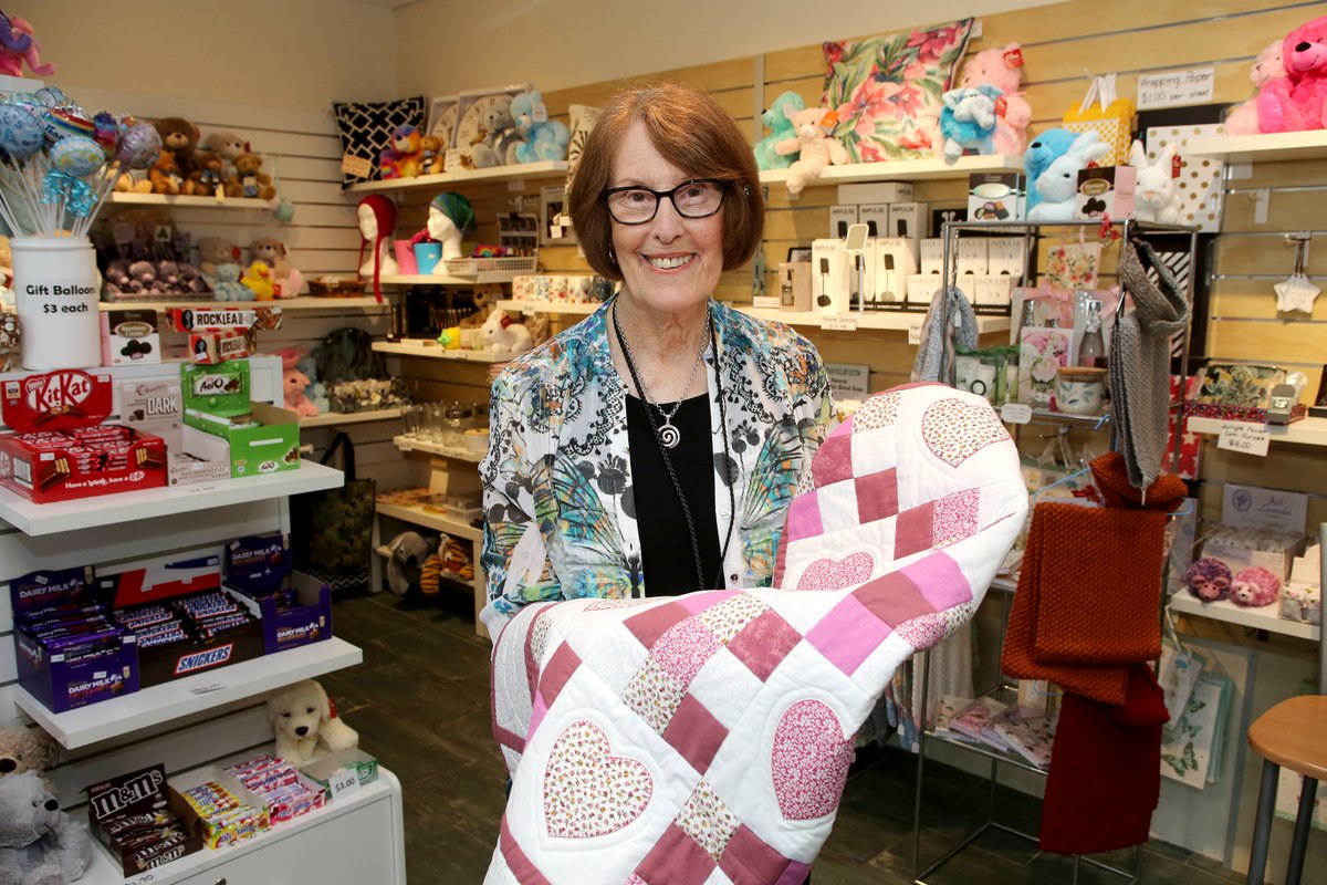 SEastSydHealth's tweet photo. NATIONAL VOLUNTEER WEEK | Meet Carol, manager of #SutherlandHospital’s volunteer-run Special Thoughts Gift Shop. She has been a volunteer with us for nearly 17 years & has been gift shop manager since 2018. This #NVW2021 we thank everyone who takes time to volunteer with us. https://t.co/fjT3lY68rq