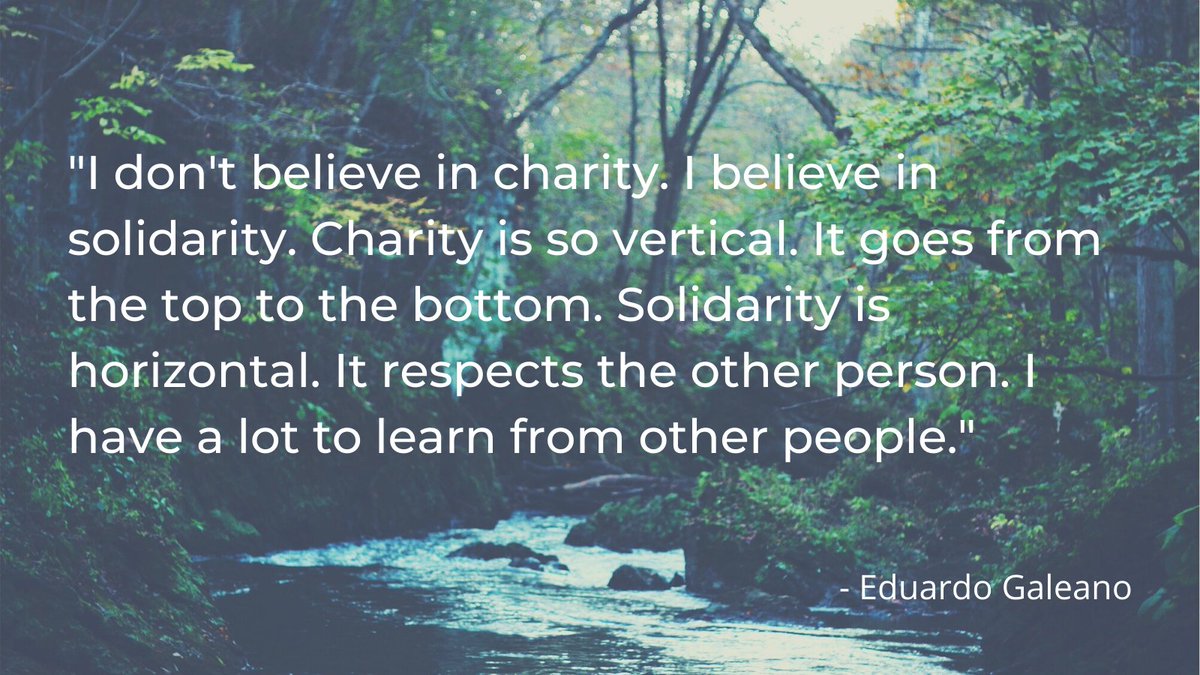 Katherine Zavala from Thousand Currents said, "Solidarity is the basis for our practice, it is the idea we are interconnected as a global community. Solidarity is the idea that we see each other." 
#PNZSummit #AmplifyingCommunityAspirations
#TeWhakaharingaWawataĀHapori