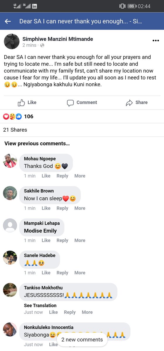 LeVodkaSA's tweet image. Update: Thank God. 

#findsimphiwe