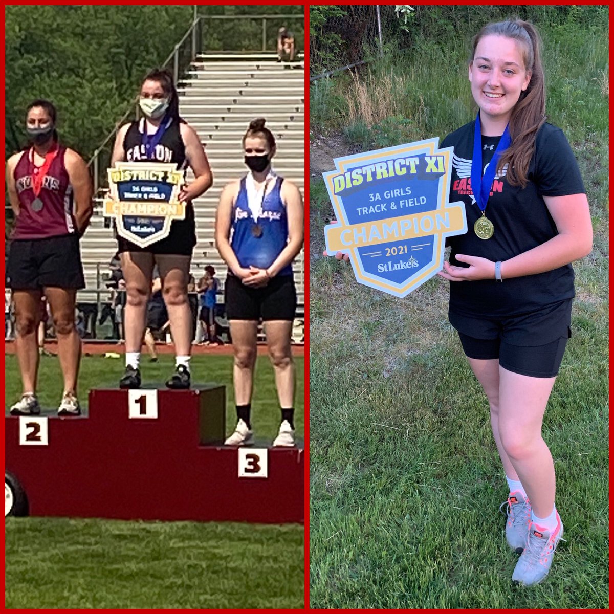 Great day <a href="/PIAADistrictXI/">PIAA District XI</a> T&amp;F Championships! New Discus PR &amp; 🎟 punched for States! <a href="/GoRedRovers/">Easton Athletics</a> <a href="/Easton_Track/">Easton_Track</a> @JMUTrackField <a href="/RonMcCown/">Coach Ron McCown</a> <a href="/Frank_Donley5/">Frank.Donley</a> <a href="/eastcoastthrows/">East Coast Throws Academy</a> <a href="/EastPennConf18/">East Penn Conference</a> <a href="/PennTrackXC/">MileSplit Pennsylvania</a>